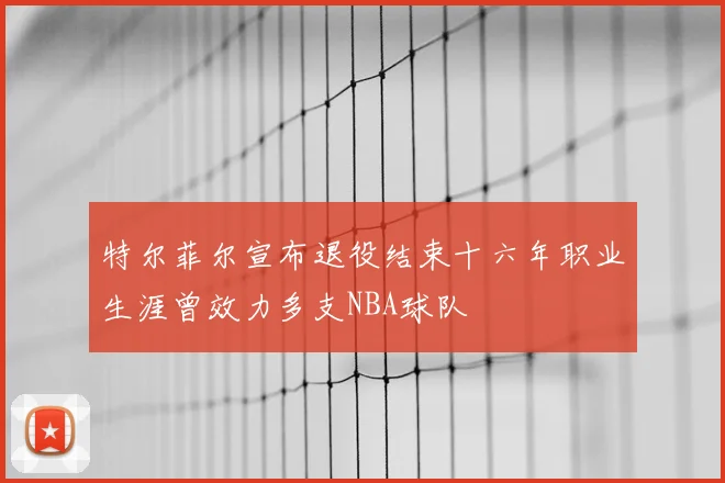 特尔菲尔宣布退役结束十六年职业生涯曾效力多支NBA球队